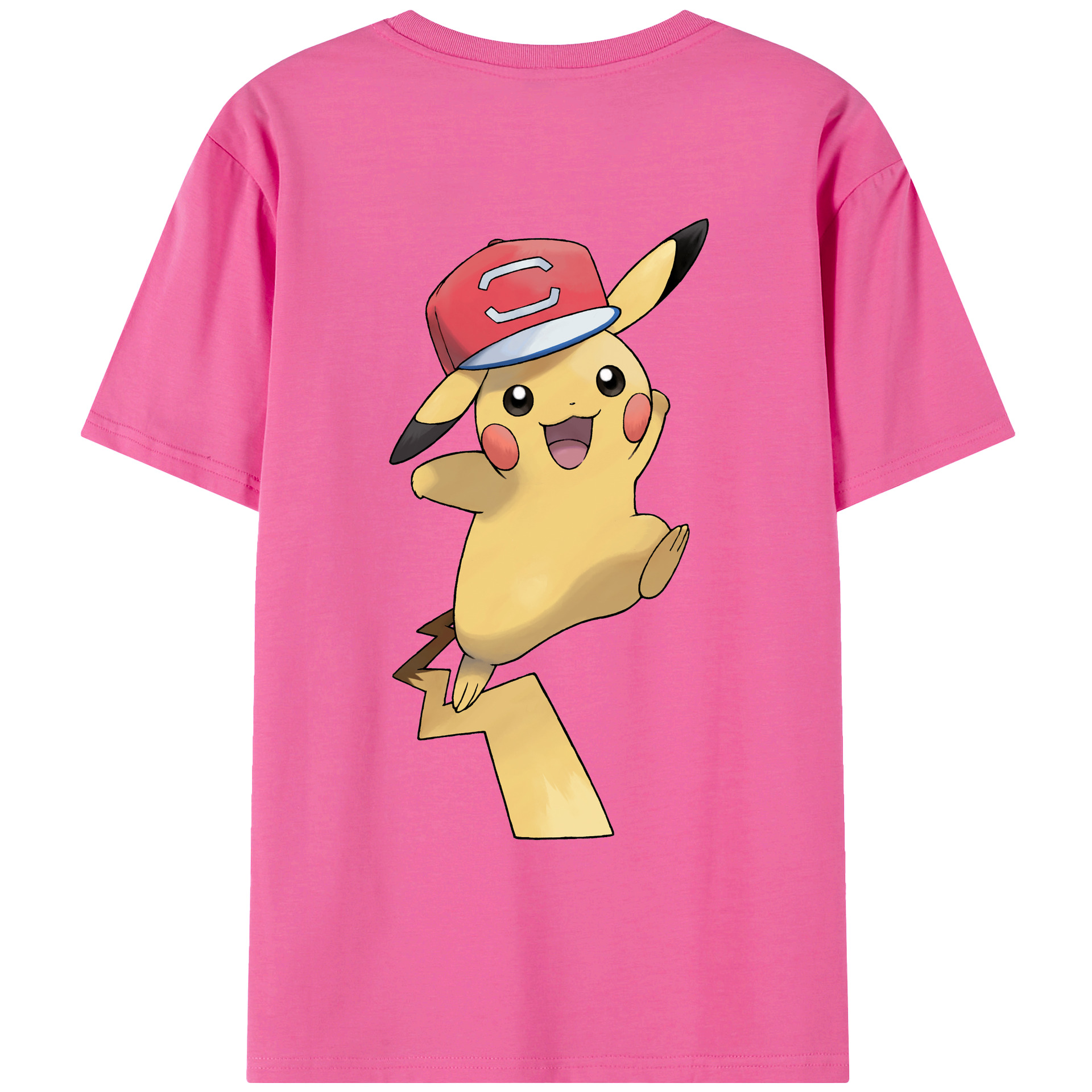 （画像用） ポケットモンスター Pokémon レディース半袖Tシャツ(バックプリント)